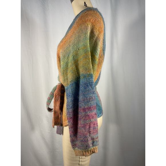 Mes Demoiselles 'Revival' Pink Knit Kimono Size 0 - Picture 3 of 6